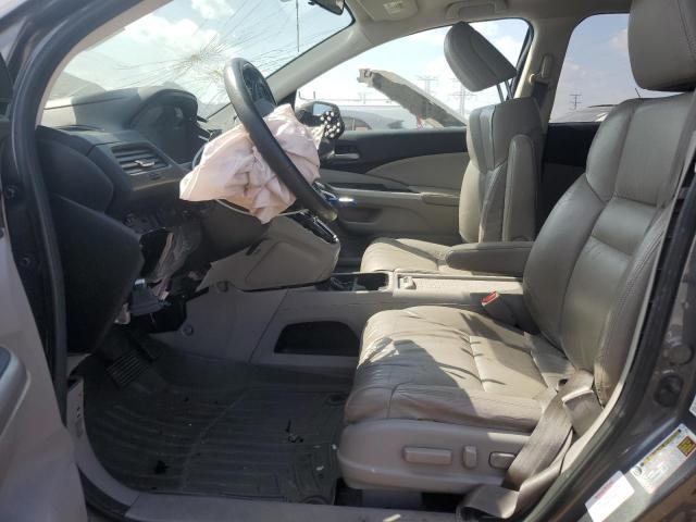 5J6RM4H7XCL023805 - 2012 HONDA CR-V EXL ნაცრისფერი ფოტო 7