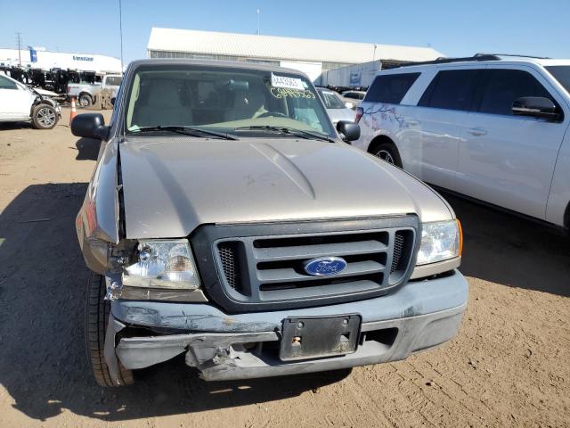 1FTYR10D24PA57489 - 2004 FORD RANGER BEIGE photo 5