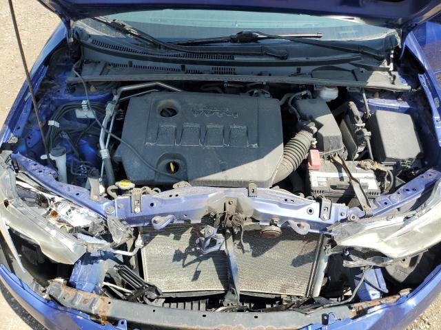 2T1BURHE8FC423909 - 2015 TOYOTA COROLLA L BLUE photo 11