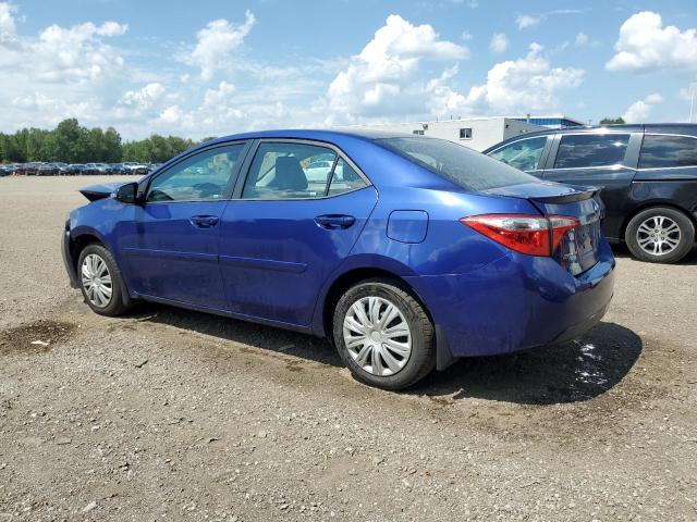 2T1BURHE8FC423909 - 2015 TOYOTA COROLLA L BLUE photo 2