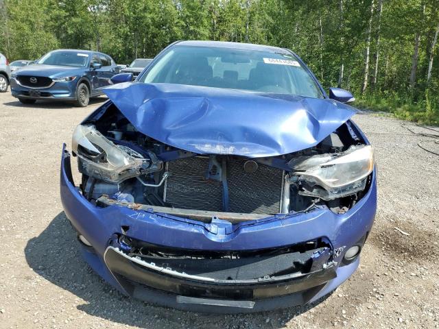 2T1BURHE8FC423909 - 2015 TOYOTA COROLLA L BLUE photo 5