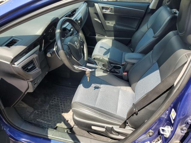2T1BURHE8FC423909 - 2015 TOYOTA COROLLA L BLUE photo 7