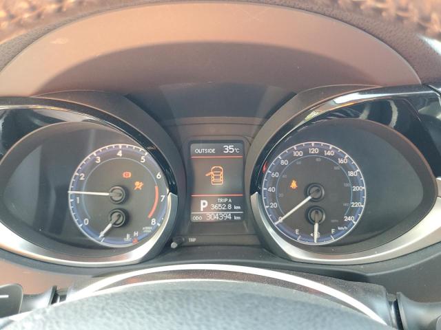 2T1BURHE8FC423909 - 2015 TOYOTA COROLLA L BLUE photo 9