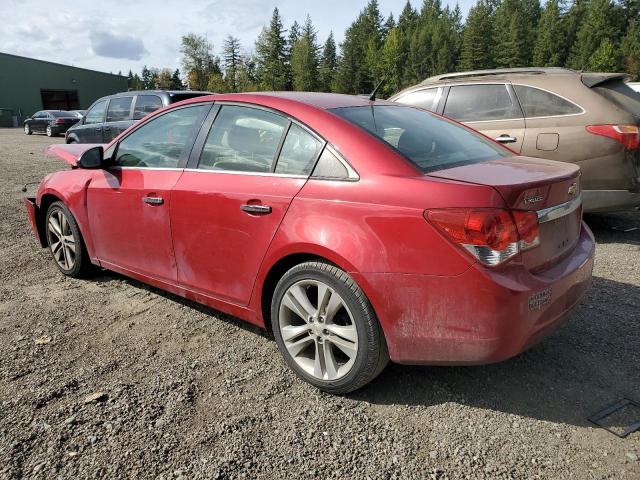 1G1PH5S97B7134667 - 2011 CHEVROLET CRUZE LTZ RED photo 2