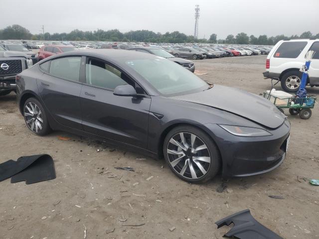 5YJ3E1EA7SF012057 - 2025 TESLA MODEL 3 GRAY photo 4
