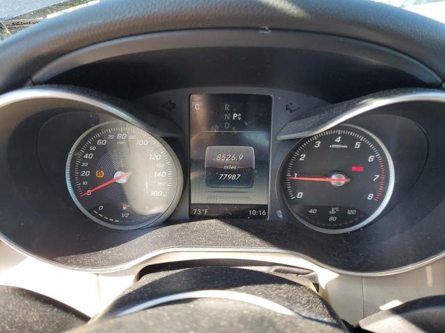 55SWF4KB8GU108469 - 2016 MERCEDES-BENZ C 300 4MATIC BLUE photo 9