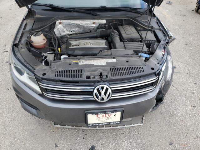 WVGAV7AX0GW615645 - 2016 VOLKSWAGEN TIGUAN S GRAY photo 12