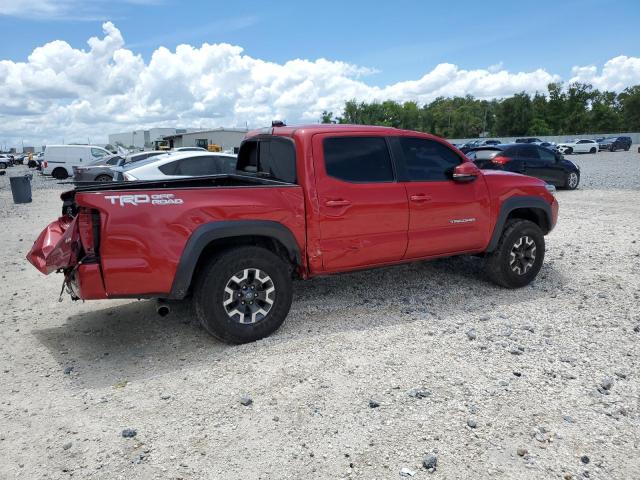 3TMAZ5CN5NM160619 - 2022 TOYOTA TACOMA DOUBLE CAB RED photo 3