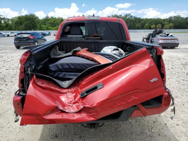 3TMAZ5CN5NM160619 - 2022 TOYOTA TACOMA DOUBLE CAB RED photo 6