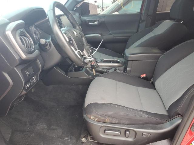 3TMAZ5CN5NM160619 - 2022 TOYOTA TACOMA DOUBLE CAB RED photo 7