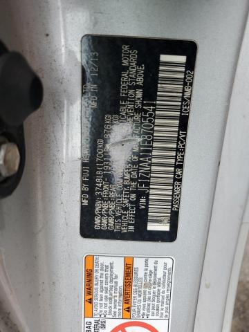 JF1ZNAA11E8705541 - 2014 TOYOTA SCION FR-S SILVER photo 12