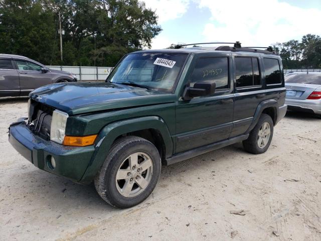 1J8HH48K76C199606 - 2006 JEEP COMMANDER GREEN photo 1