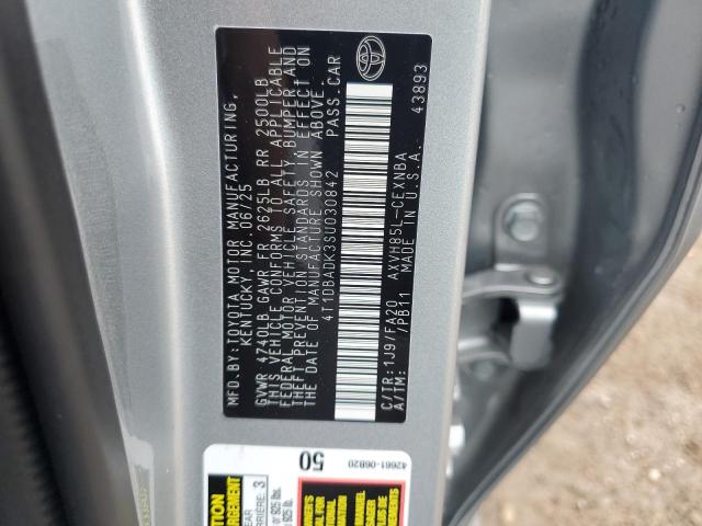 4T1DBADK3SU030842 - 2025 TOYOTA CAMRY XSE Gümüş foto 13