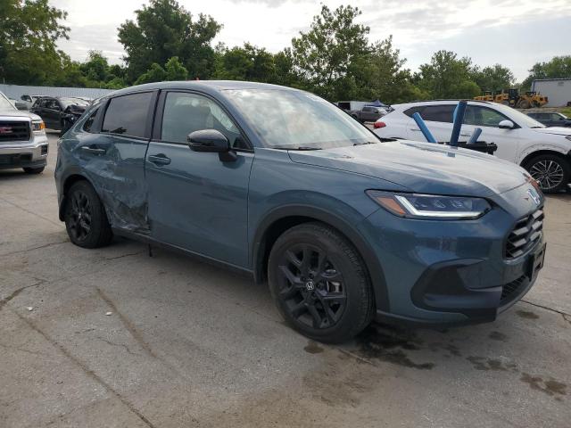 3CZRZ1H59RM756322 - 2024 HONDA HR-V SPORT 蓝色 照片 4