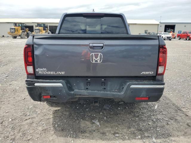 5FPYK3F73HB001182 - 2017 HONDA RIDGELINE RTL GRAY photo 6
