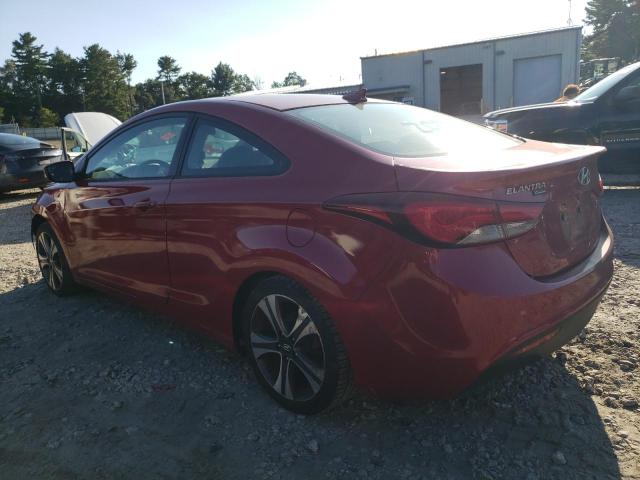 KMHDH6AH0EU026918 - 2014 HYUNDAI ELANTRA CO GS RED photo 2