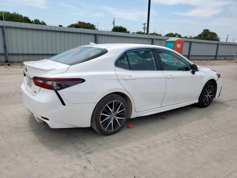 4T1G11AK0NU059434 - 2022 TOYOTA CAMRY SE WHITE photo 3