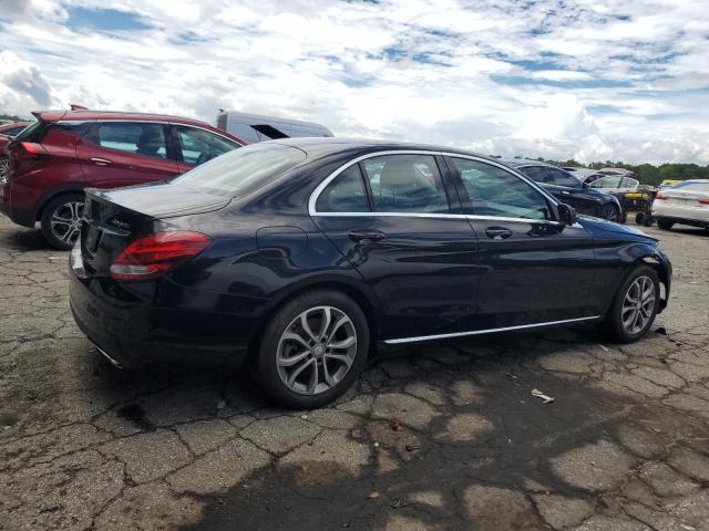 55SWF4KB9GU113437 - 2016 MERCEDES-BENZ C 300 4MATIC BLACK photo 3