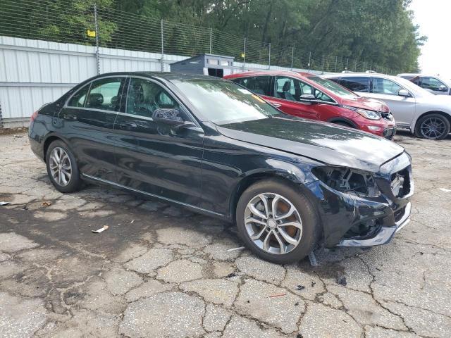 55SWF4KB9GU113437 - 2016 MERCEDES-BENZ C 300 4MATIC BLACK photo 4