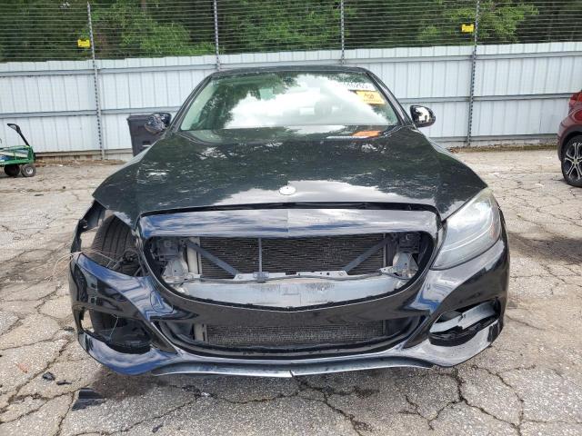 55SWF4KB9GU113437 - 2016 MERCEDES-BENZ C 300 4MATIC BLACK photo 5