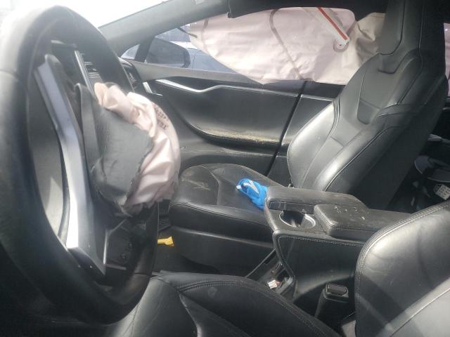 5YJSA1E44FF108610 - 2015 TESLA MODEL S GRAY photo 7