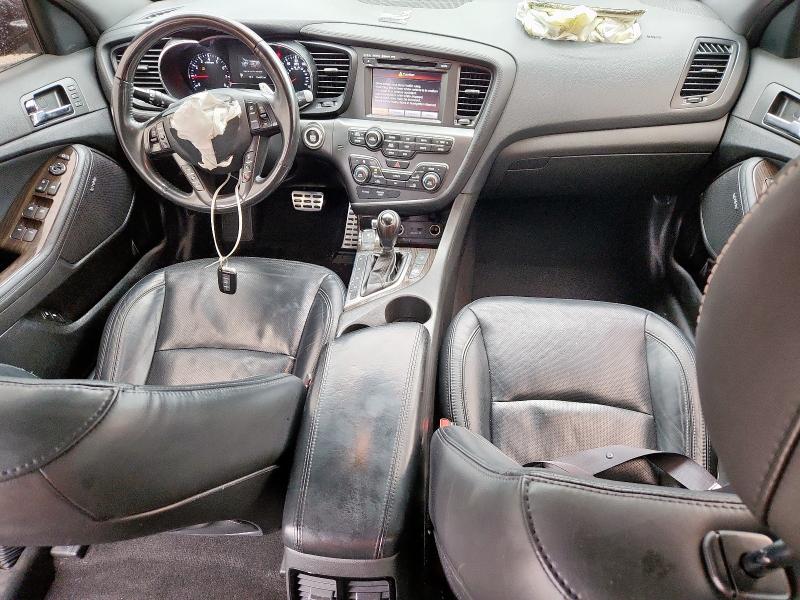 5XXGR4A61DG183749 - 2013 KIA OPTIMA SX BLACK photo 8