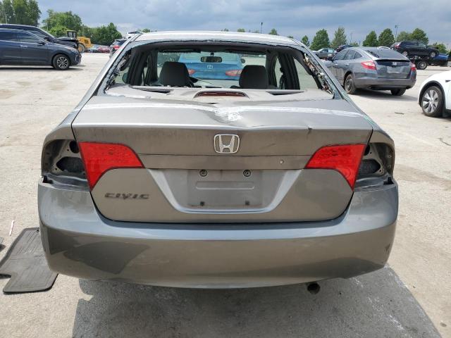 1HGFA16846L126199 - 2006 HONDA CIVIC EX GRAY photo 6