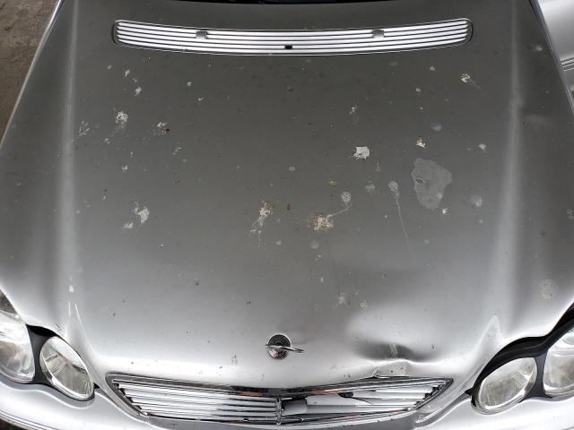 WDBRH64J52F149699 - 2002 MERCEDES-BENZ C 320 SILVER photo 11