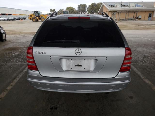 WDBRH64J52F149699 - 2002 MERCEDES-BENZ C 320 SILVER photo 6