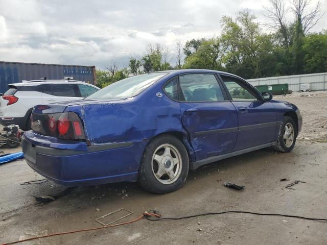 2G1WF52E859209457 - 2005 CHEVROLET IMPALA BLUE photo 3