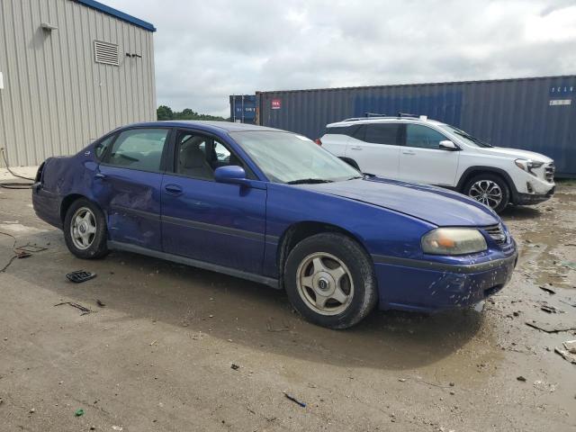 2G1WF52E859209457 - 2005 CHEVROLET IMPALA BLUE photo 4