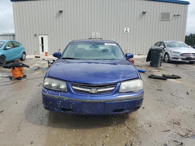 2G1WF52E859209457 - 2005 CHEVROLET IMPALA BLUE photo 5