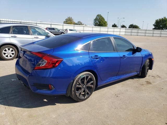 2HGFC2F89LH501707 - 2020 HONDA CIVIC SPORT 蓝色 照片 3