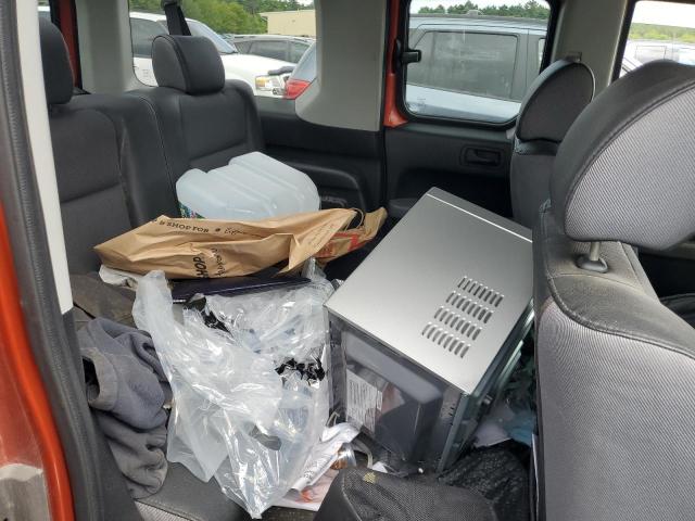 5J6YH28524L012141 - 2004 HONDA ELEMENT EX ORANGE photo 10