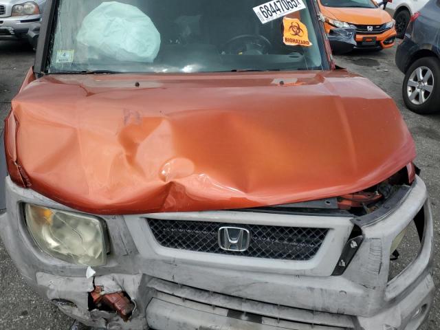 5J6YH28524L012141 - 2004 HONDA ELEMENT EX ORANGE photo 11
