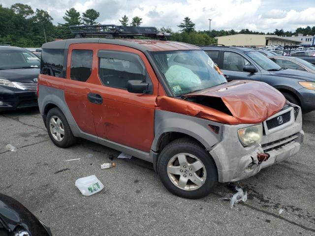 5J6YH28524L012141 - 2004 HONDA ELEMENT EX ORANGE photo 4