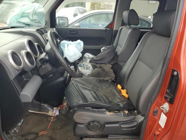 5J6YH28524L012141 - 2004 HONDA ELEMENT EX ORANGE photo 7