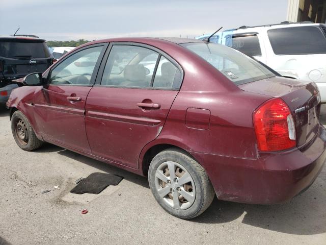 KMHCN46C09U366744 - 2009 HYUNDAI ACCENT GLS MAROON photo 2