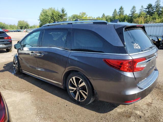 5FNRL6H84KB513235 - 2019 HONDA ODYSSEY TOURING GRAY photo 2
