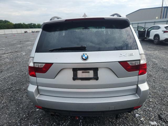 WBXPC93439WJ26732 - 2009 BMW X3 XDRIVE30I Արծաթագույն լուսանկար 6
