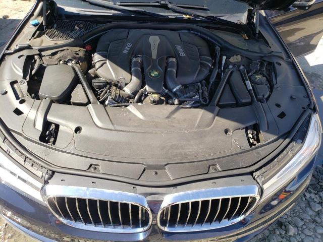 WBA7F2C5XHG422227 - 2017 BMW 750 XI BLUE photo 11