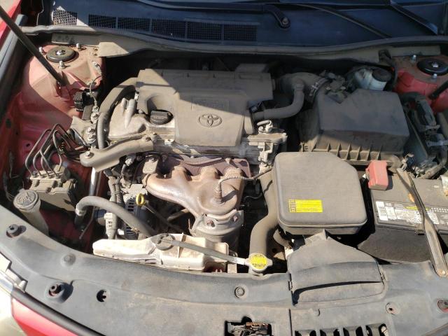 4T1BF1FK3CU618511 - 2012 TOYOTA CAMRY BASE Красный фото 11