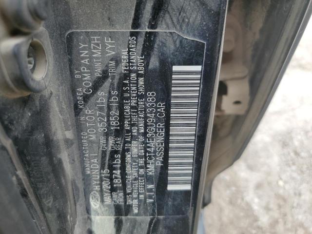 KMHCT4AE3GU943388 - 2016 HYUNDAI ACCENT SE Qara foto 12