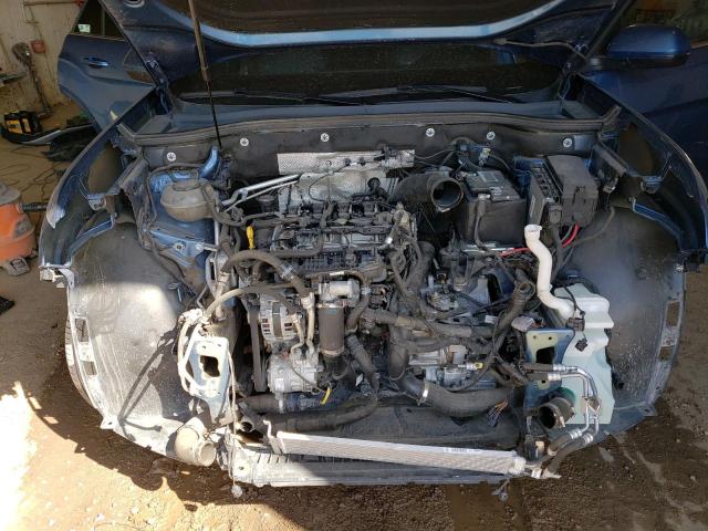 1V21C2CA6LC214844 - 2020 VOLKSWAGEN ATLAS CROS SE Синий фото 11