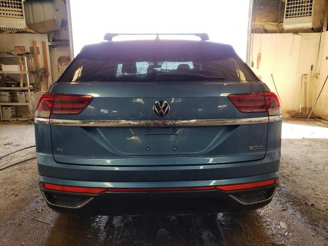 1V21C2CA6LC214844 - 2020 VOLKSWAGEN ATLAS CROS SE Синий фото 6