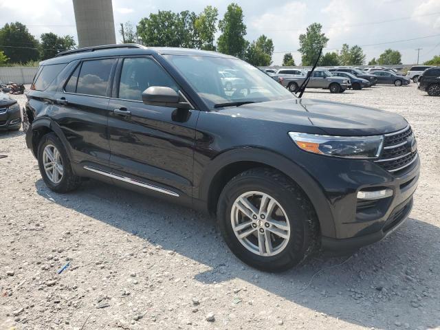 1FMSK8DH6MGA29464 - 2021 FORD EXPLORER XLT 黑色 照片 4