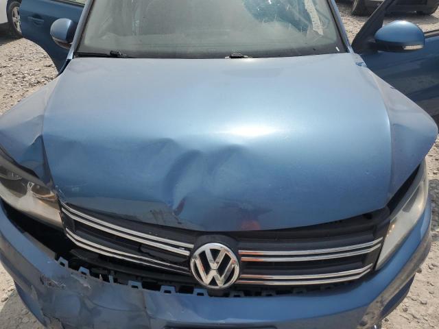 WVGAV7AX7HK002222 - 2017 VOLKSWAGEN TIGUAN S BLUE photo 12