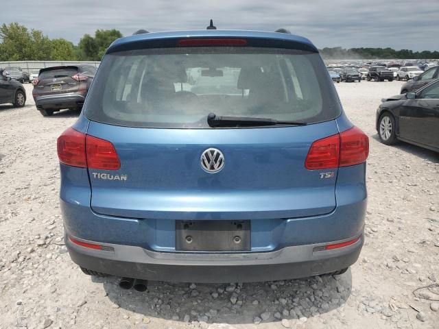 WVGAV7AX7HK002222 - 2017 VOLKSWAGEN TIGUAN S BLUE photo 6