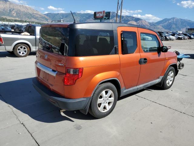 5J6YH2H73AL000979 - 2010 HONDA ELEMENT EX ORANGE photo 3