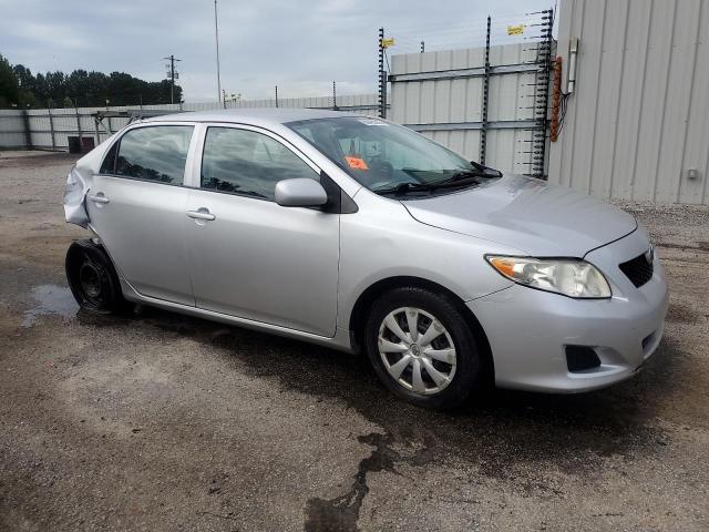 2T1BU4EE6AC284394 - 2010 TOYOTA COROLLA BASE SILVER photo 4